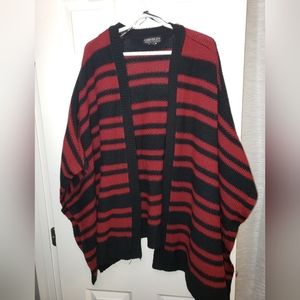 💥Sale💥Red & Black Sleeveless Oversized Forever 21 Knit Sweater